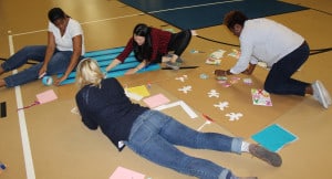 team building Giant Book Project